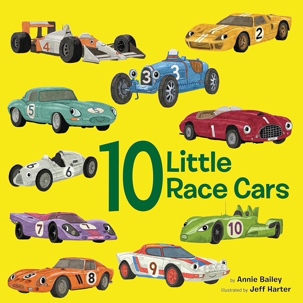 10 Little Race Cars (10 Little Vehicles) cover image