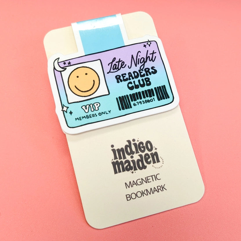 Bookmark (Magnetic) - Late Night Reader's Club