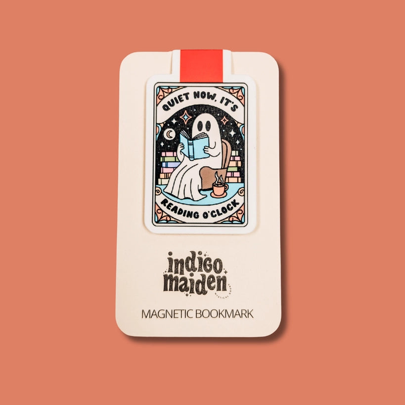 Bookmark (Magnetic) - Quiet Now, It's Reading O'Clock