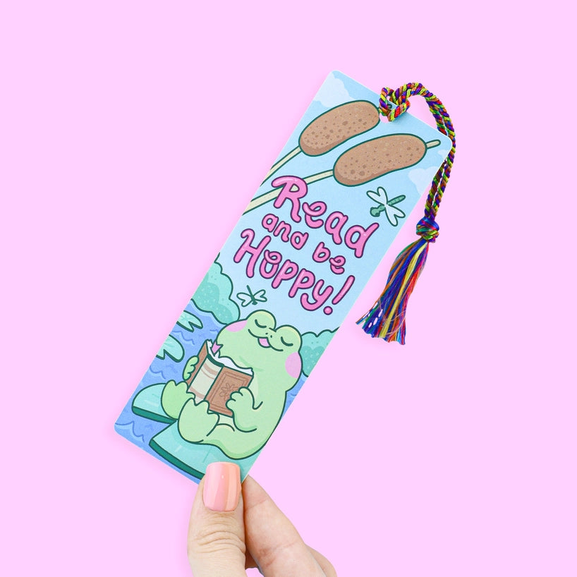 Bookmark - Read and Be Hoppy Frog