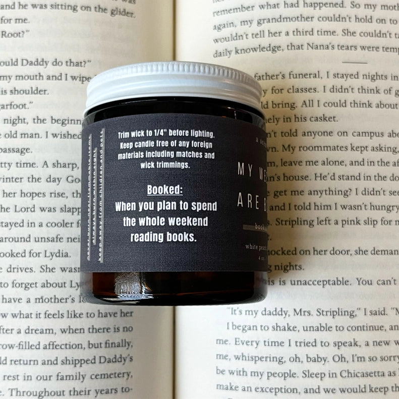 Candle - My Weekends Are Booked (4 oz)