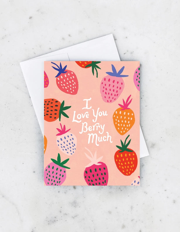 Greeting Card - Berry Much Love