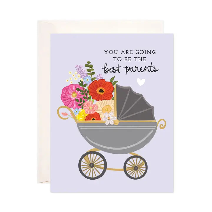 Greeting Card - Best Parents Carriage