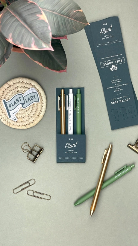 Pen Set - Plant Jotter Gel Pens