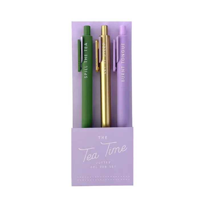 Pen Set - Tea Time Jotter Gel Pens