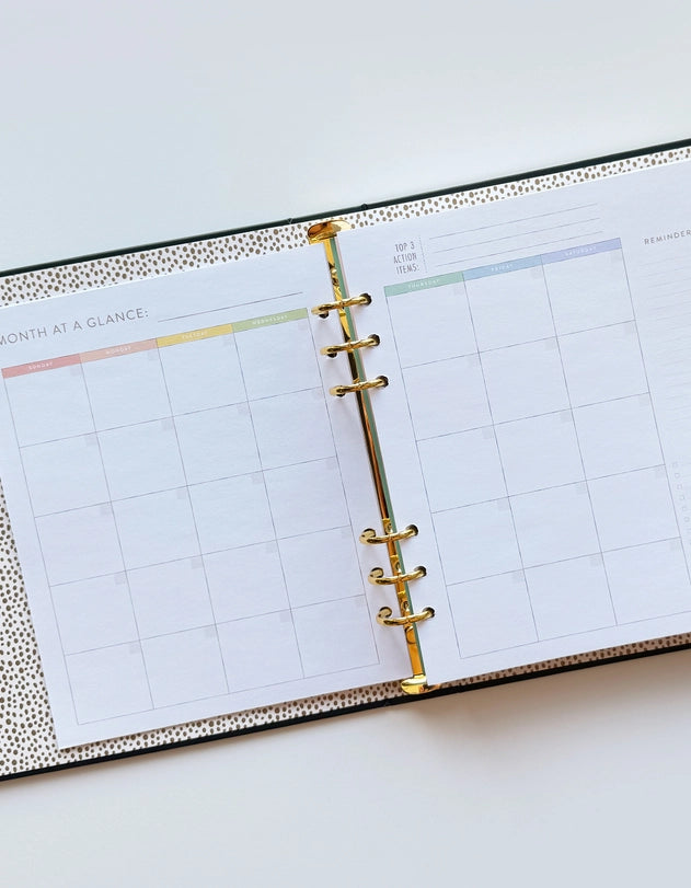 Planner - Rainbow Check Perpetual Non Dated
