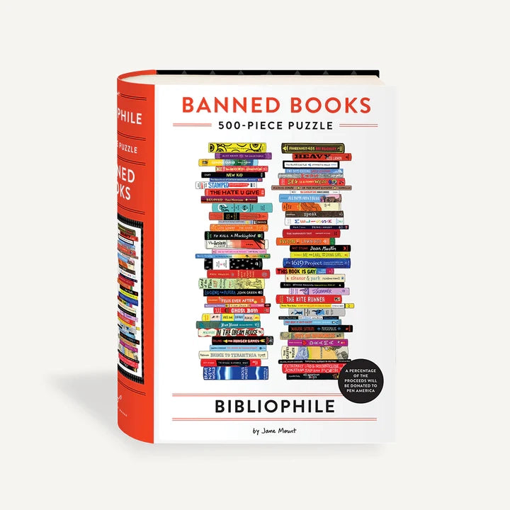 Puzzle - Bibliophile Banned Books (500 Piece)