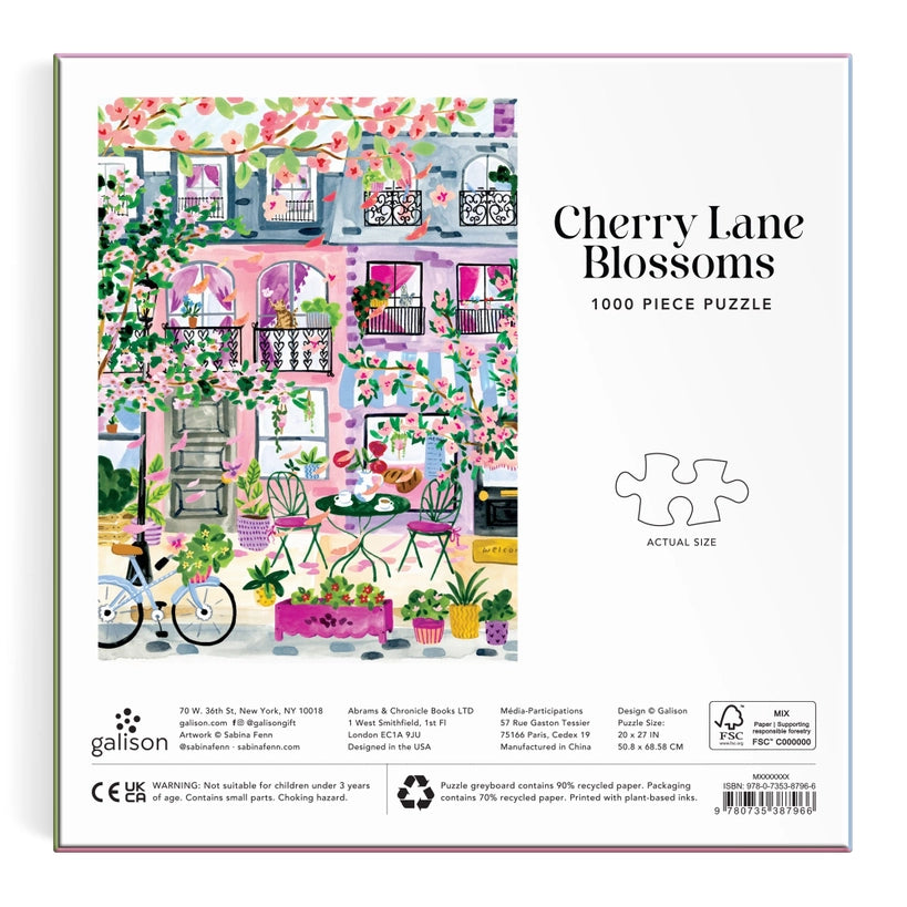 Puzzle - Cherry Lane Blossoms (1000 Piece)