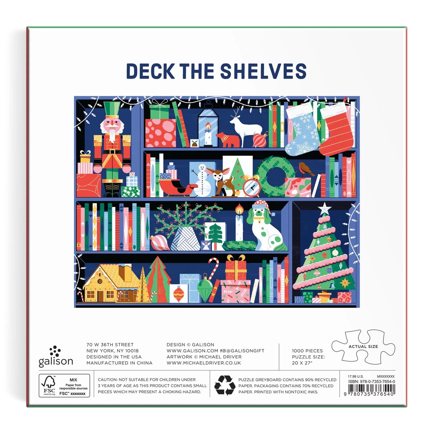 Puzzle - Deck the Shelves (1000 Piece)