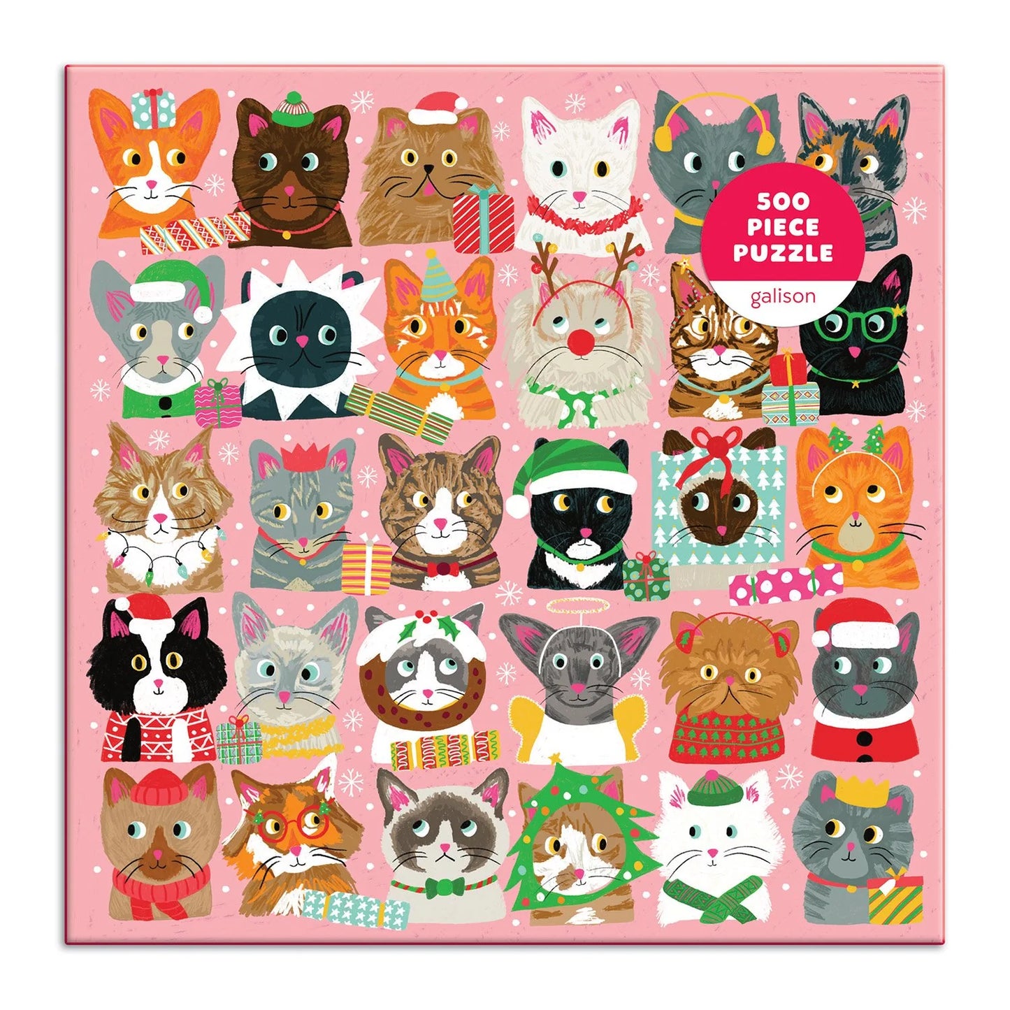 Puzzle - Festive Furballs (500 Piece)