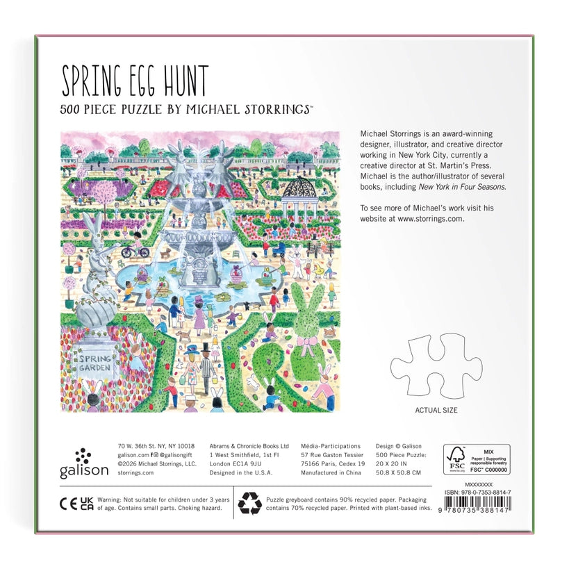 Puzzle - Michael Storrings Spring Egg Hunt (500 Piece)