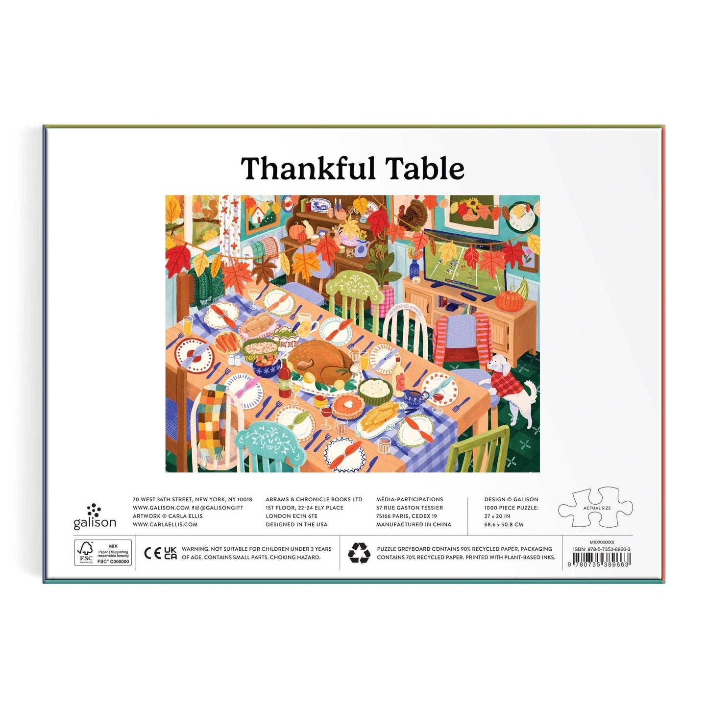 Puzzle - Thankful Table (1000 Piece)