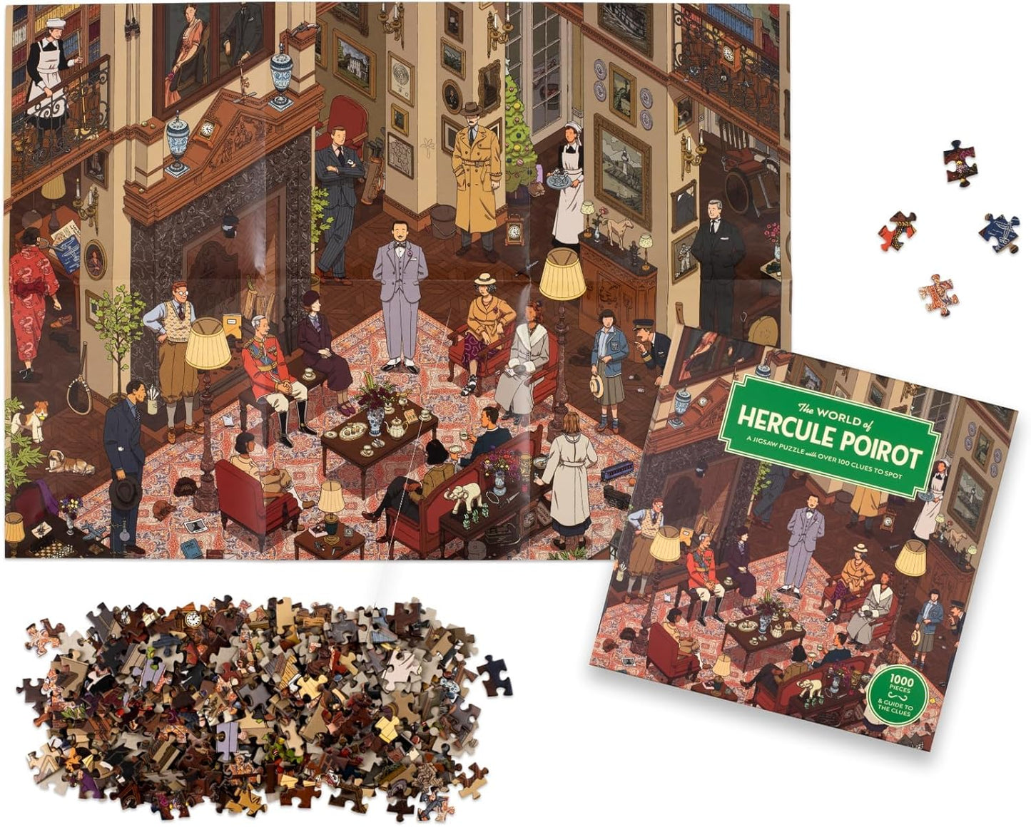 Puzzle - The World of Hercule Poirot (1000 Piece)