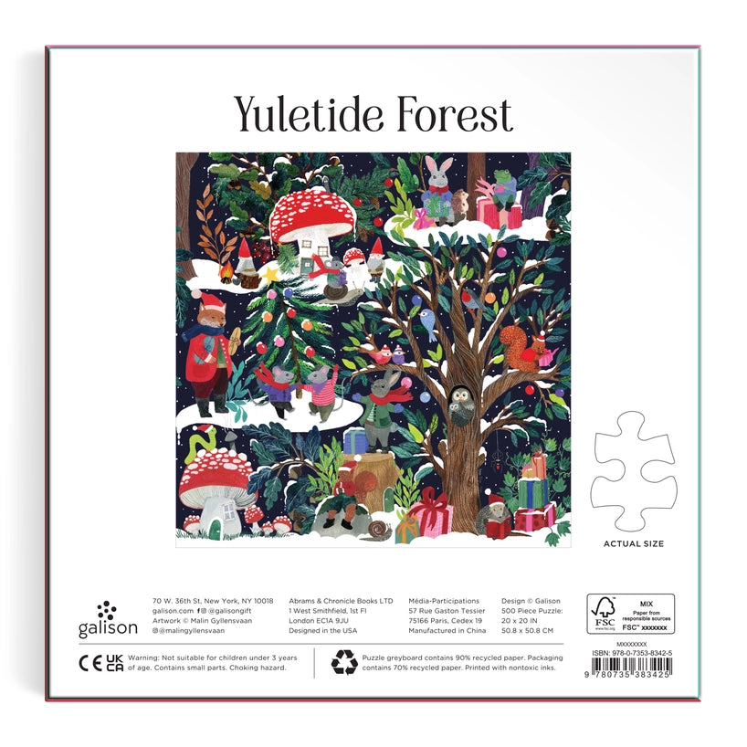 Puzzle - Yuletide Forest (500 Piece)