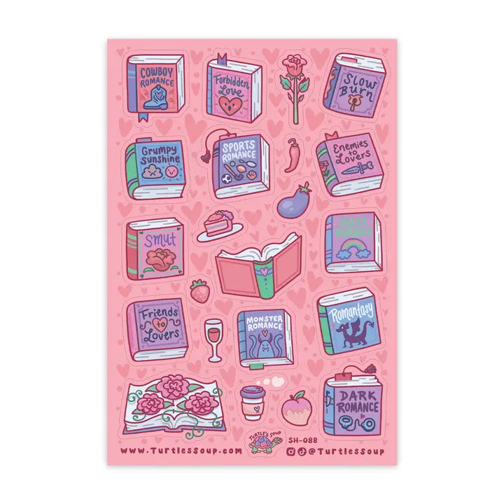 Sticker Sheet - Romance Tropes