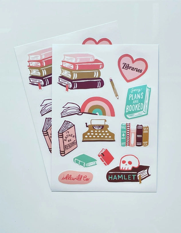 Sticker Sheets - Bibliophile