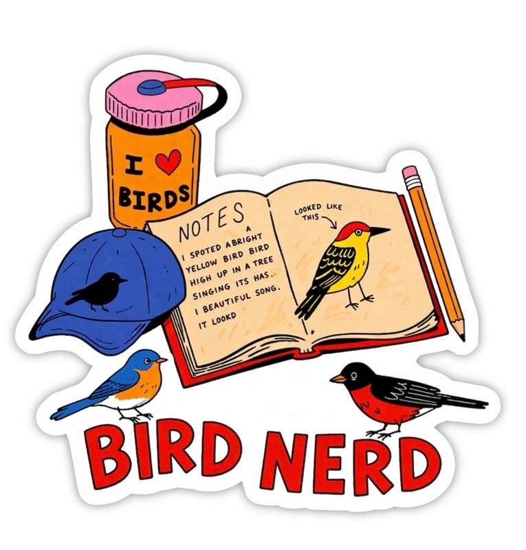 Sticker - Bird Nerd