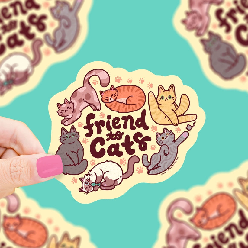Sticker - Friend To Cats