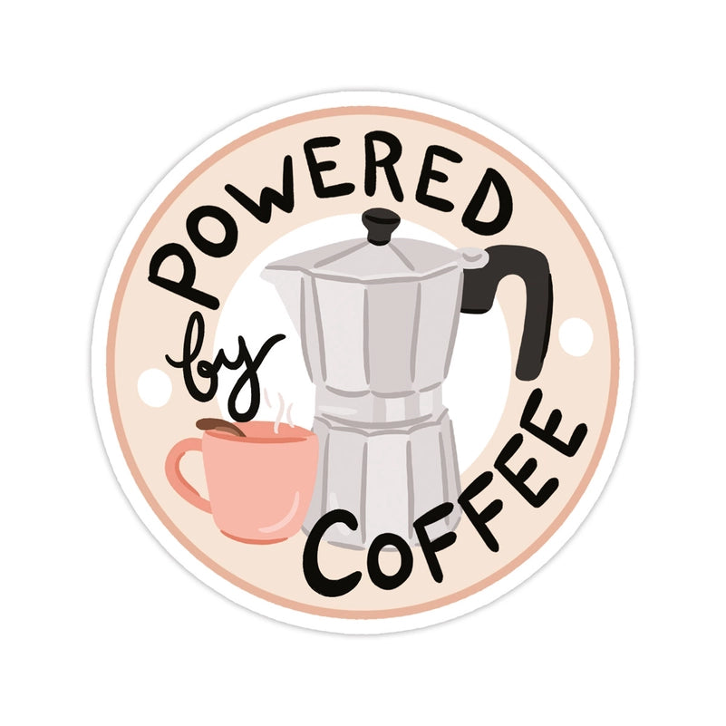 Sticker - Powered By Coffee