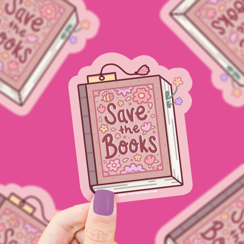 Sticker - Save the Books