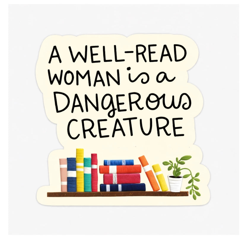 Sticker - Well-Read Woman