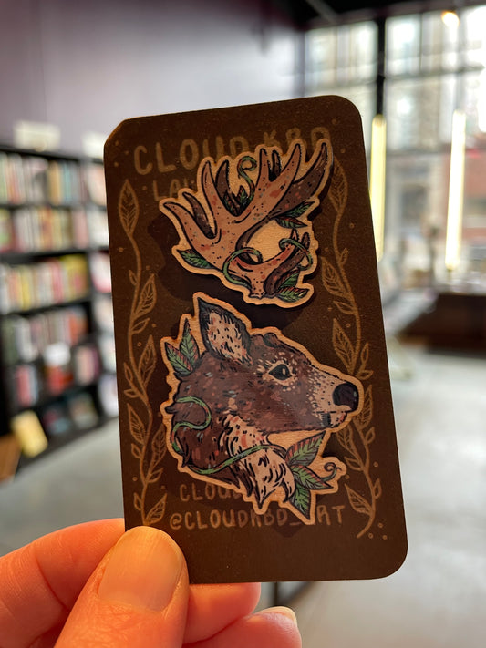 Wooden Pin - Stag Set