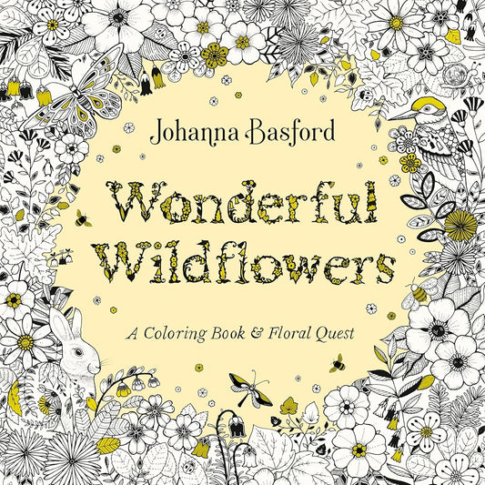 Wonderful Wildflowers: A Coloring Book and Floral Quest cover image