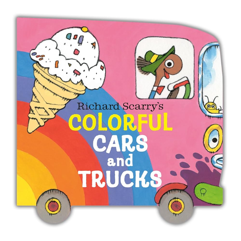 Richard Scarry's Colorful Cars and Trucks (A Chunky Book) cover image