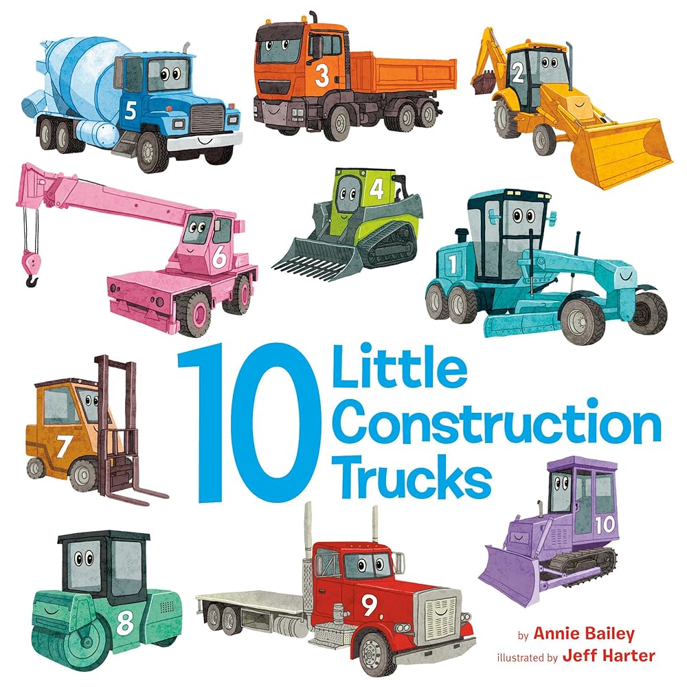 10 Little Construction Trucks (10 Little Vehicles) cover image