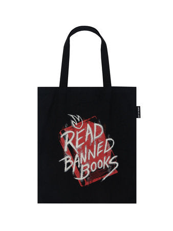 Tote Bag - Read Banned Books (Graffiti Art)
