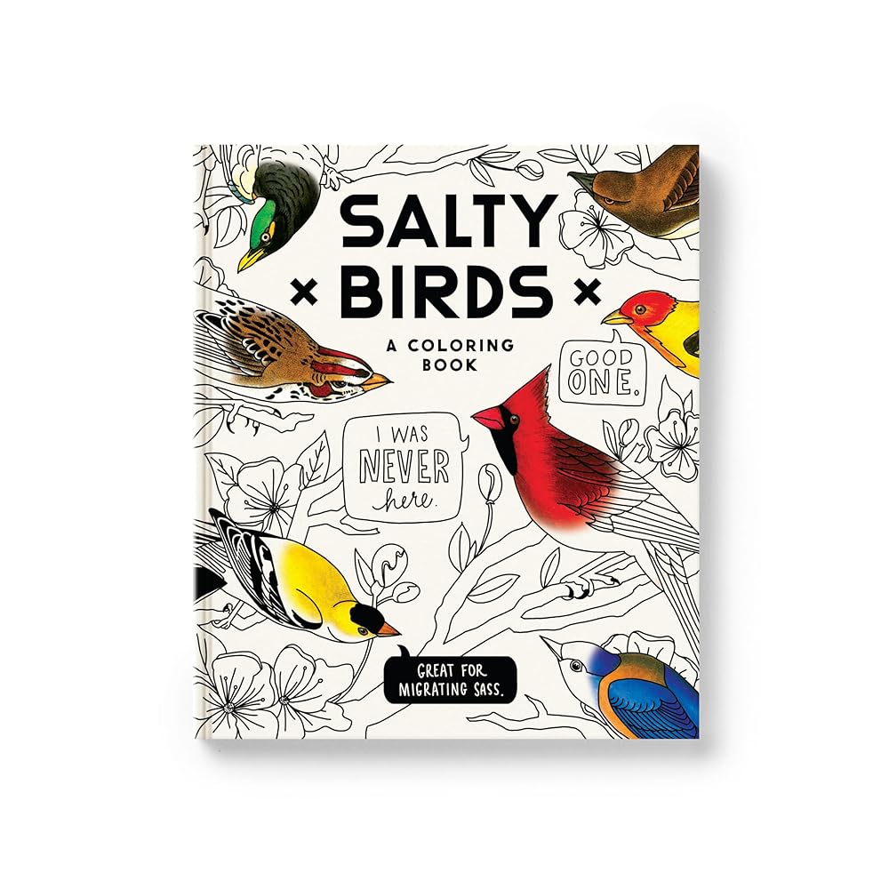 Salty Birds Coloring Book cover image