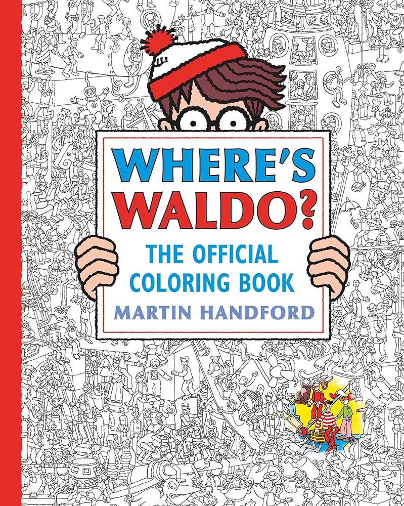 Where's Waldo? the Official Coloring Book cover image