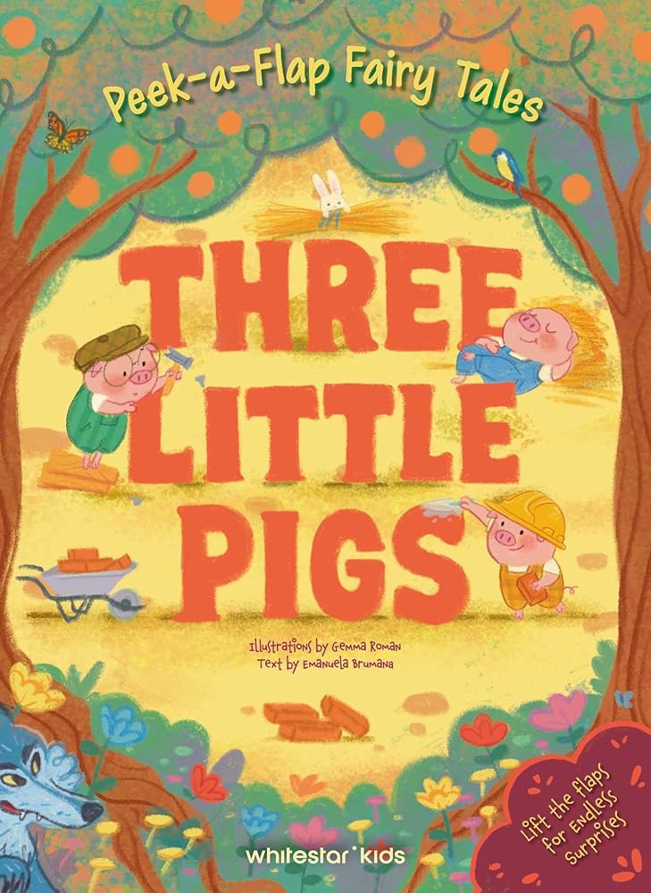 Peek-a-Flap Fairy Tales Three Little Pigs cover image