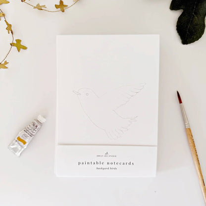 Watercolor Notecards - Birds