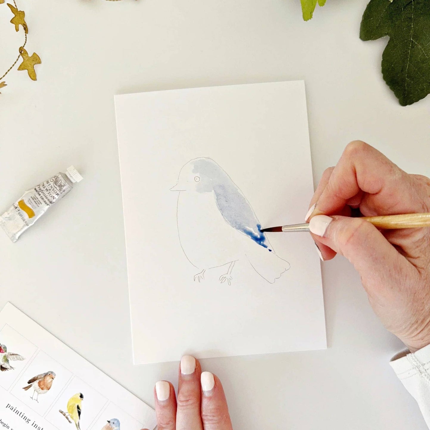 Watercolor Notecards - Birds