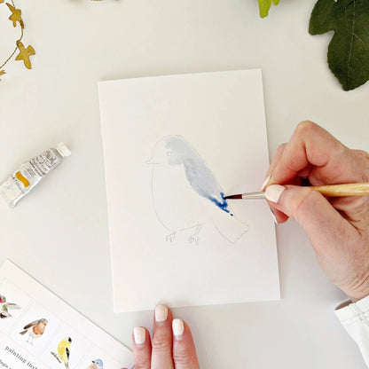 Watercolor Notecards - Birds