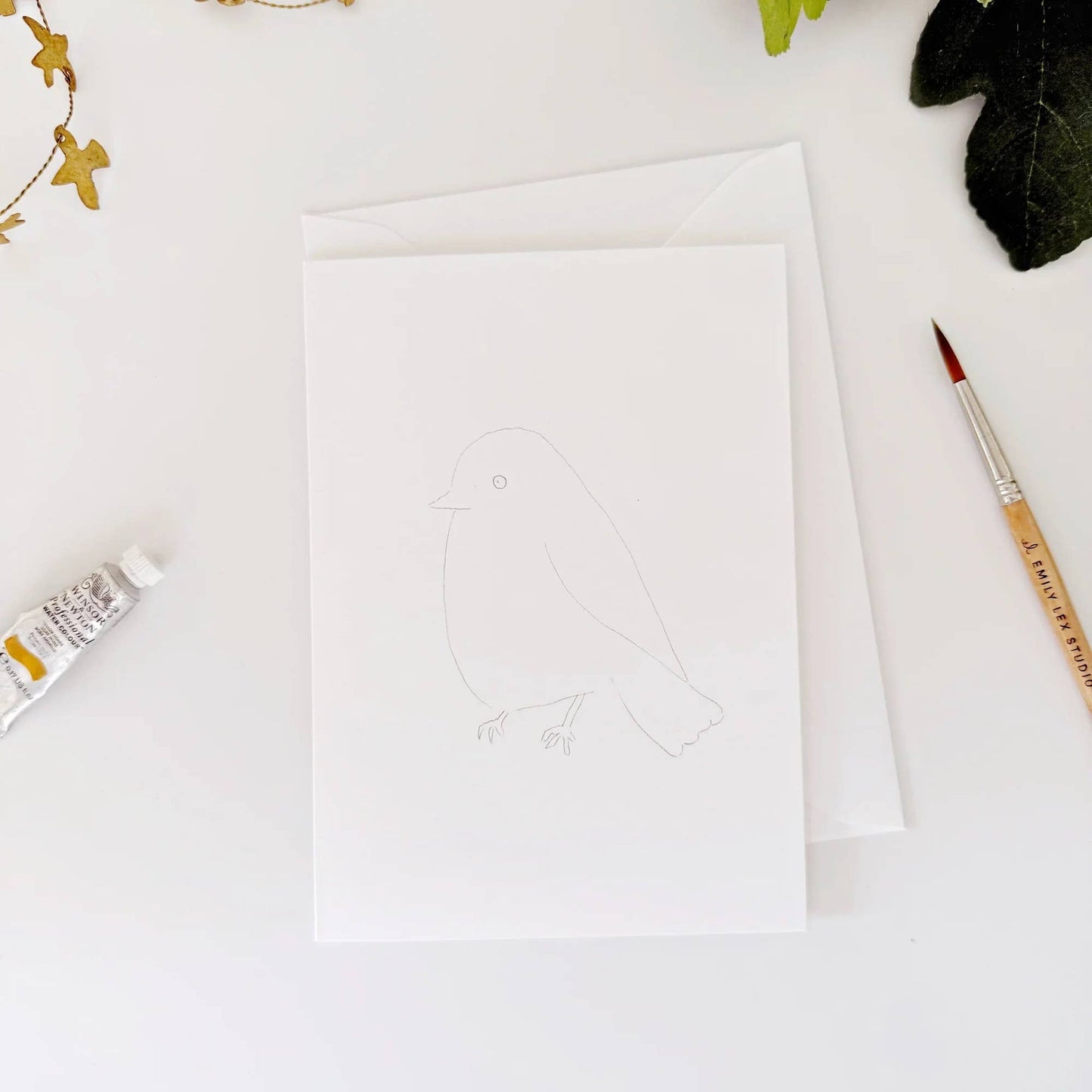 Watercolor Notecards - Birds