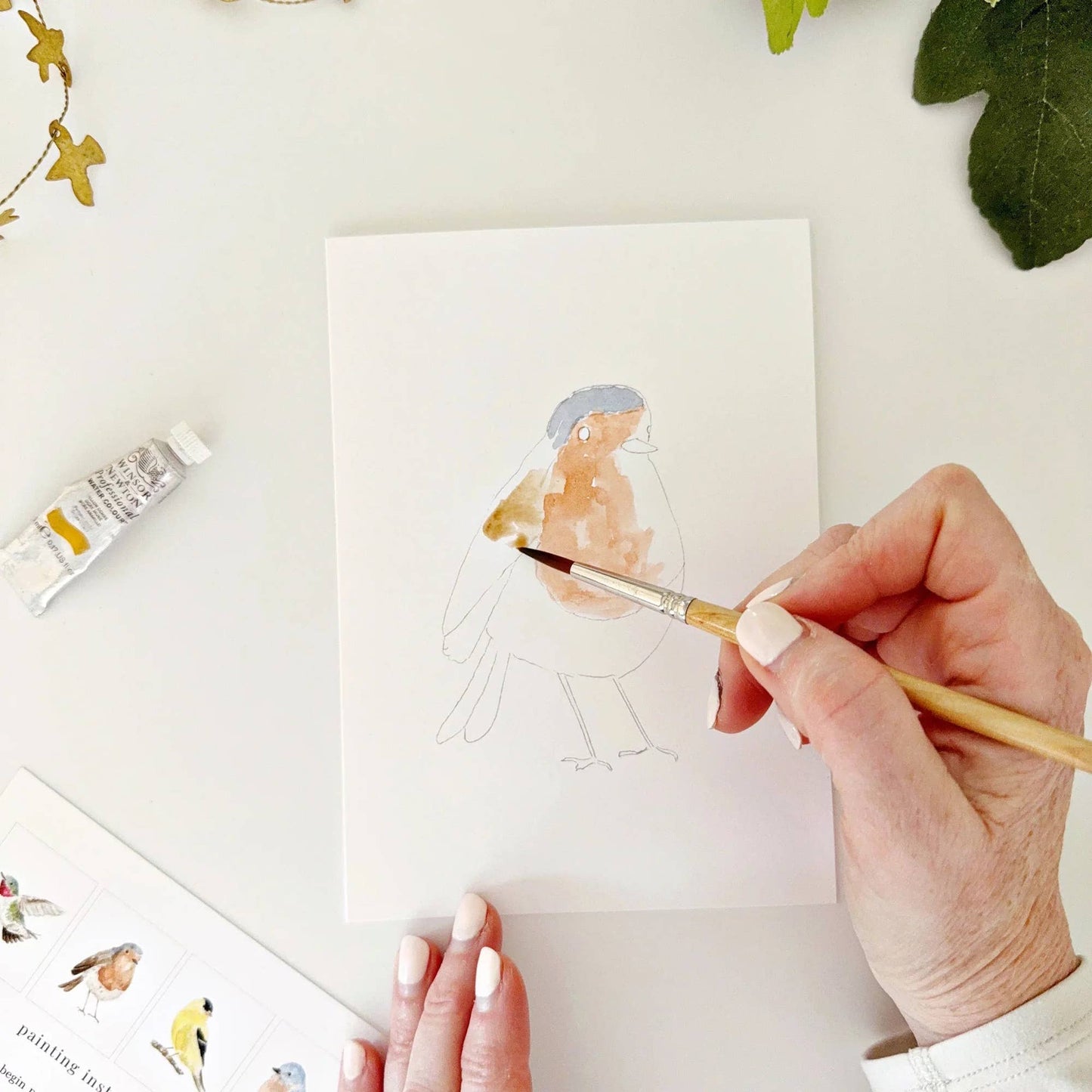 Watercolor Notecards - Birds