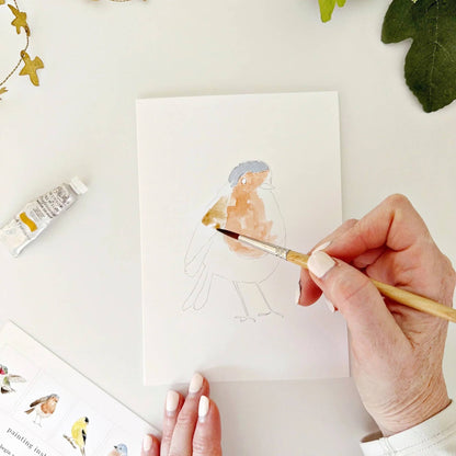 Watercolor Notecards - Birds