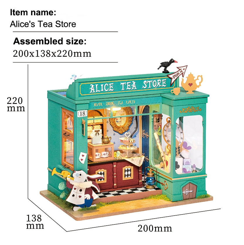 DIY Kit - Alice's Tea Store Mini House