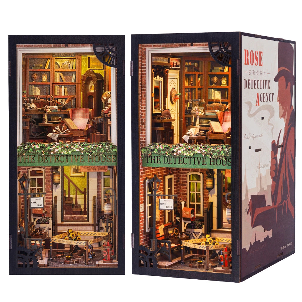 DIY Kit - Rose Detective Agency Book Nook