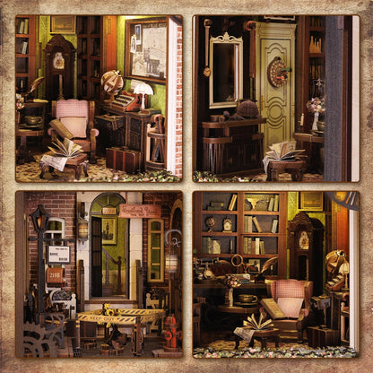 DIY Kit - Rose Detective Agency Book Nook