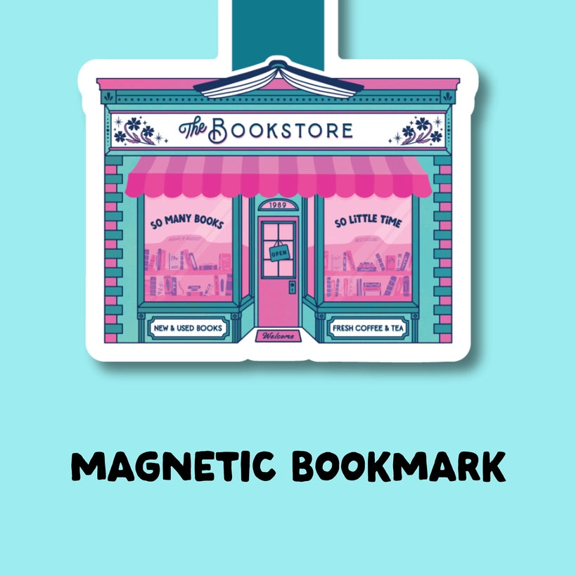 Bookmark (Magnetic) - The Bookstore (So Many Books, So Little Time)