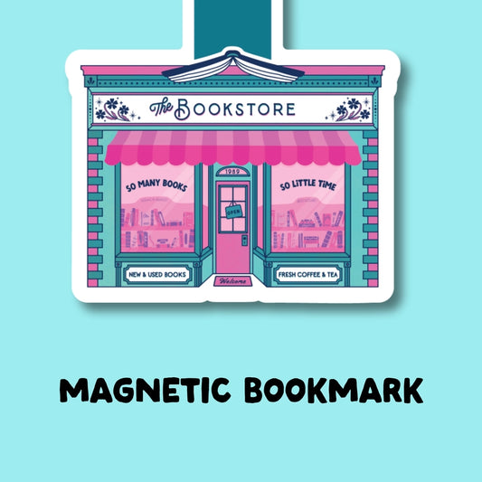 Bookmark (Magnetic) - The Bookstore (So Many Books, So Little Time)