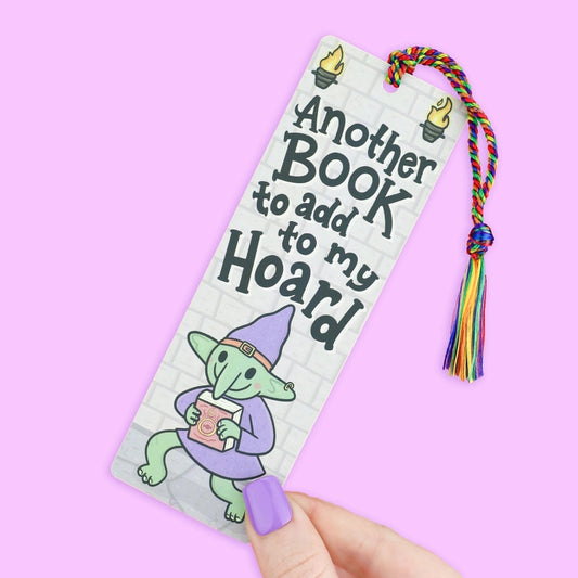 Bookmark - Book Hoarder Goblin