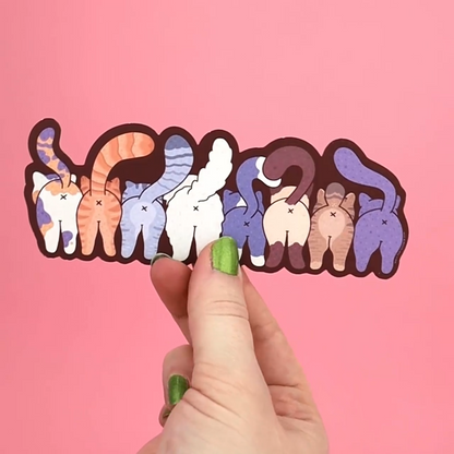 Bookmark - Cat Butts