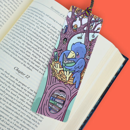 Bookmark - Crow Book Collector
