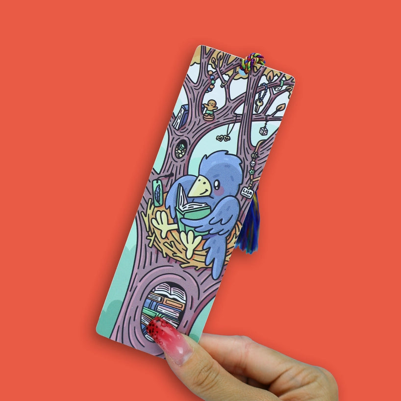 Bookmark - Crow Book Collector