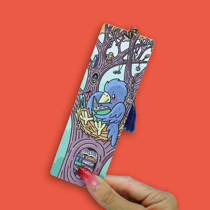 Bookmark - Crow Book Collector
