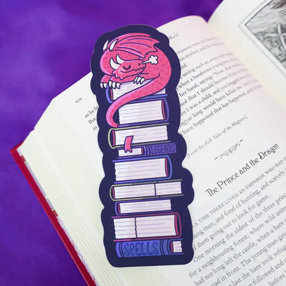 Bookmark - Dragon Book Stack
